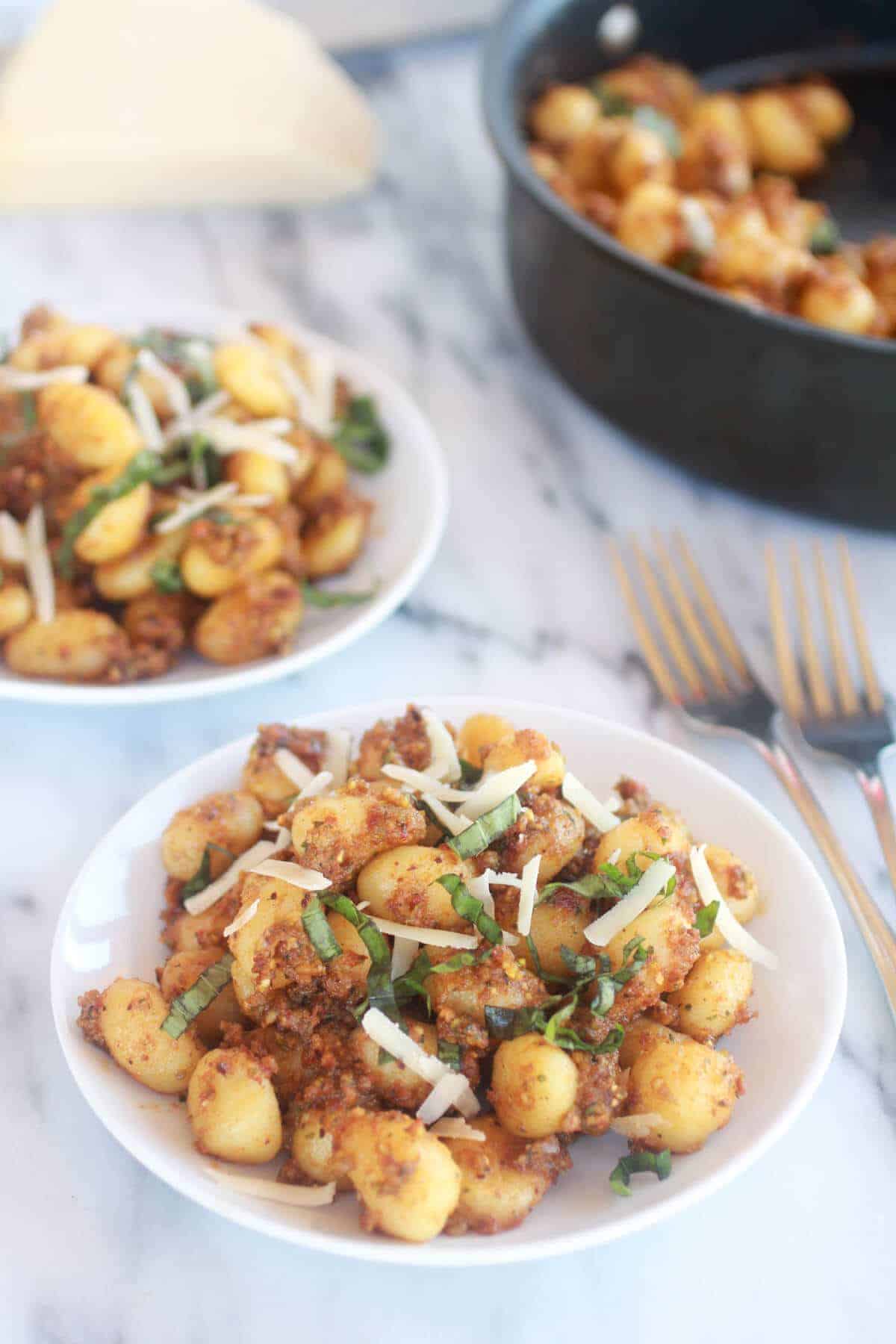 Crispy Gnocchi with Pistachio Pesto-1