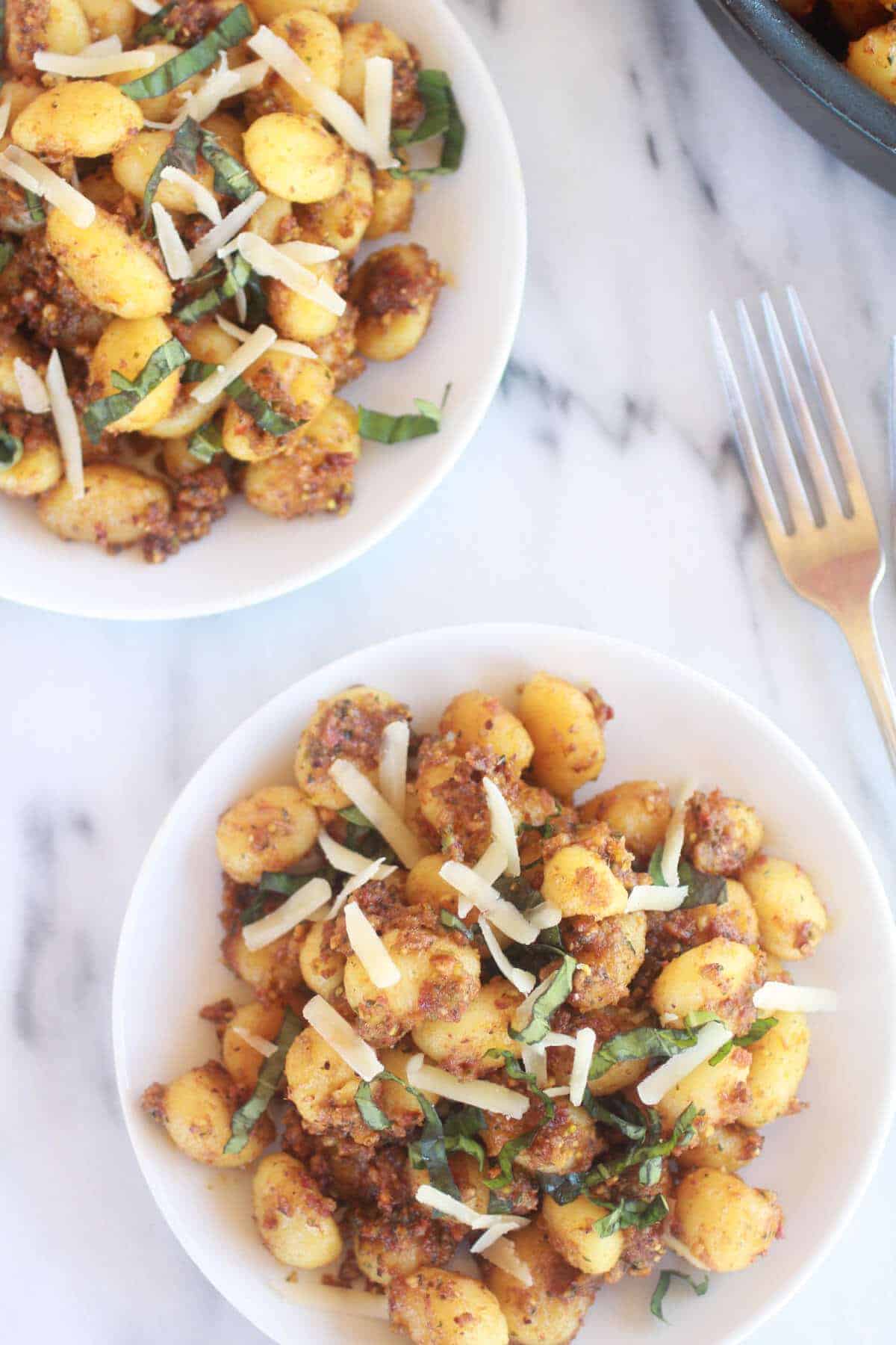 Crispy Gnocchi with Pistachio Pesto-7