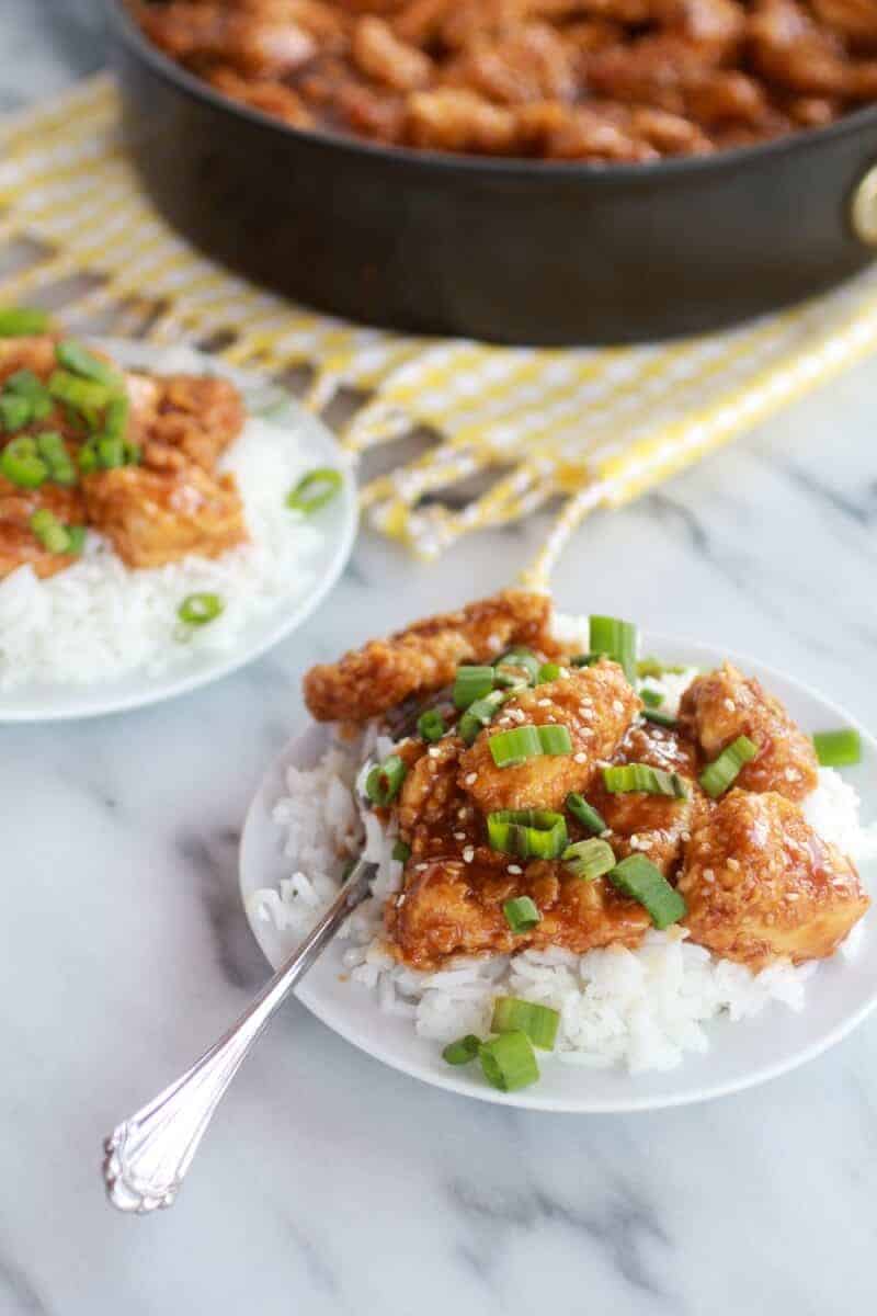 Healthier General Tso's Chicken-12