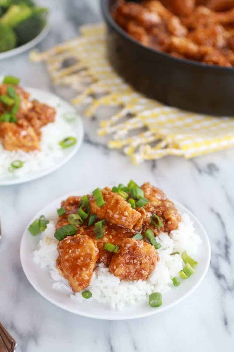 Healthier General Tso's Chicken-2