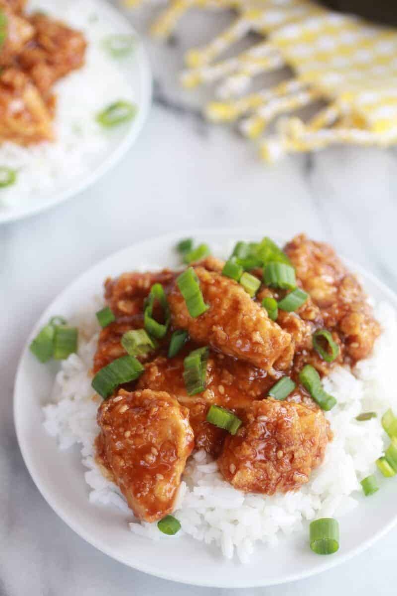Healthier General Tso's Chicken-6