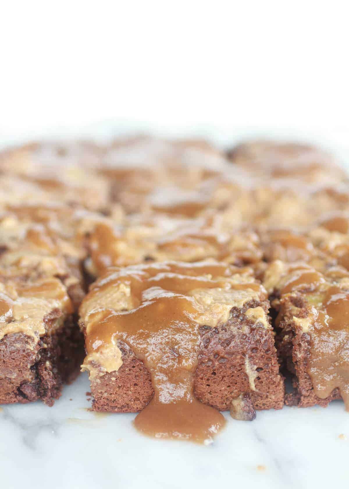 Lightened-Up Chocolate Banana Upside Down Cake-1