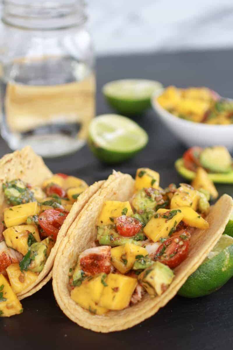 Mahi Mahi Fish Tacos with Chipotle Mango Salsa-7