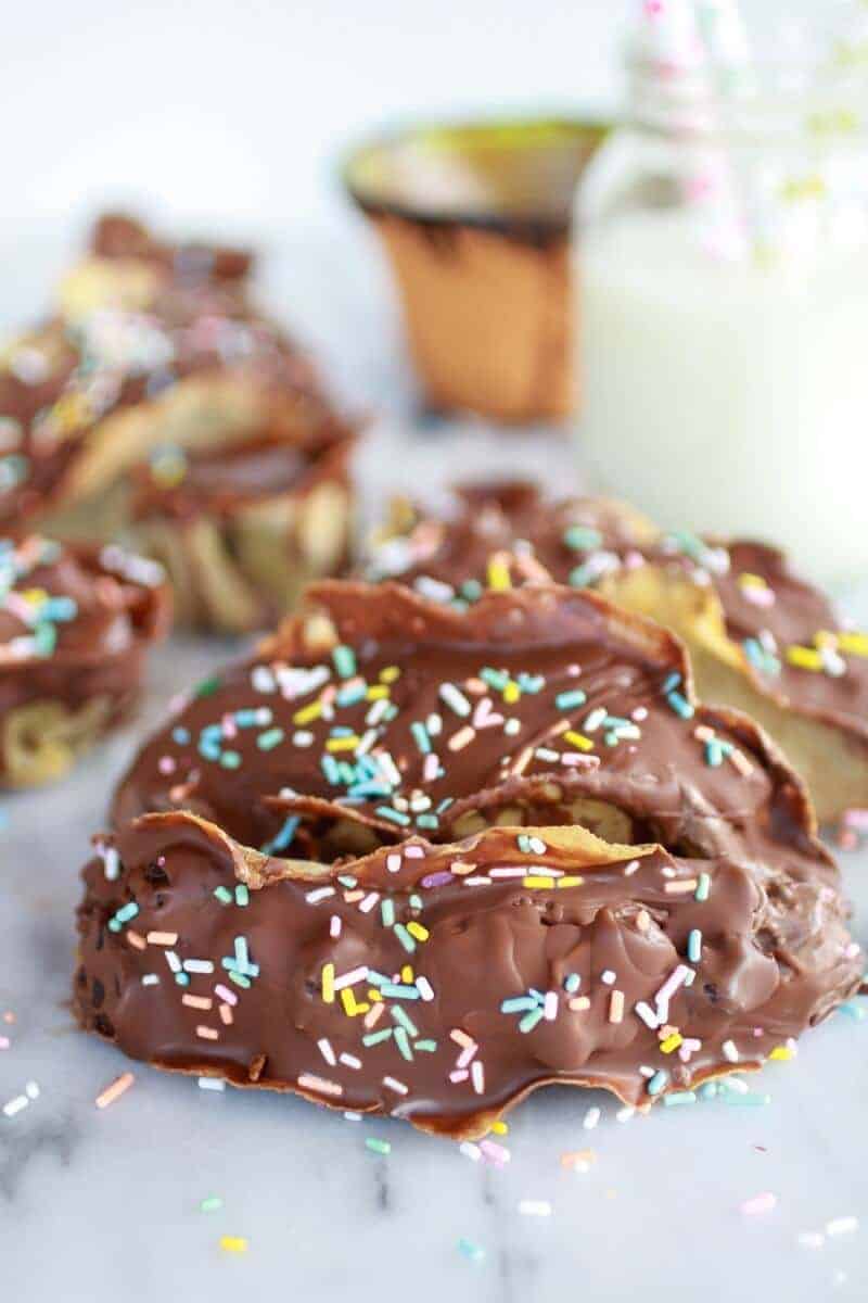 Brown Butter Crepe Ice Cream Tacos