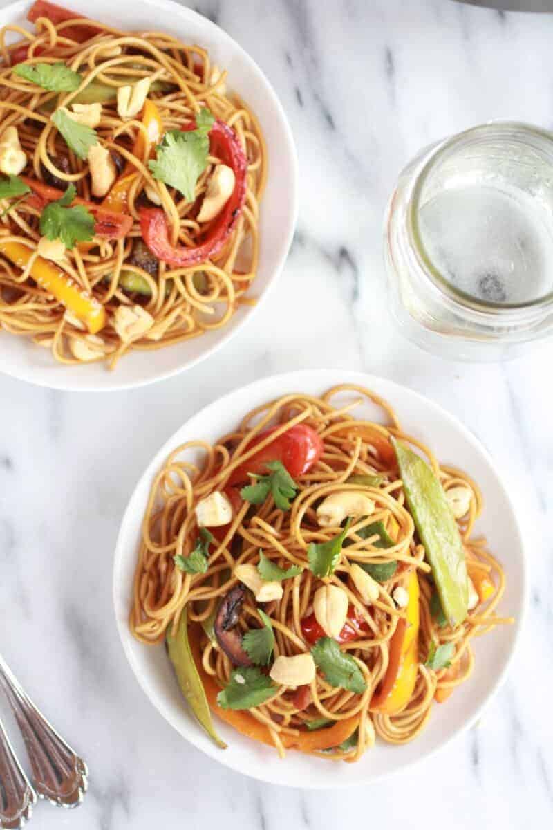 Spring Vegetable Lo Mein-10