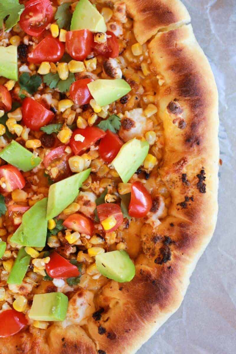 Grilled Corn and Chipotle Pesto Pizza with Queso Fresco | https://body-metrics.site/