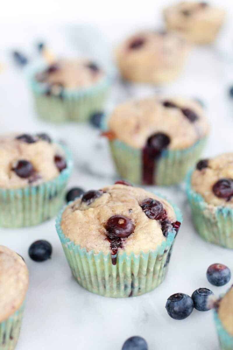 Whole Wheat Caramelized Blueberry Loaded Muffins | https://body-metrics.site/
