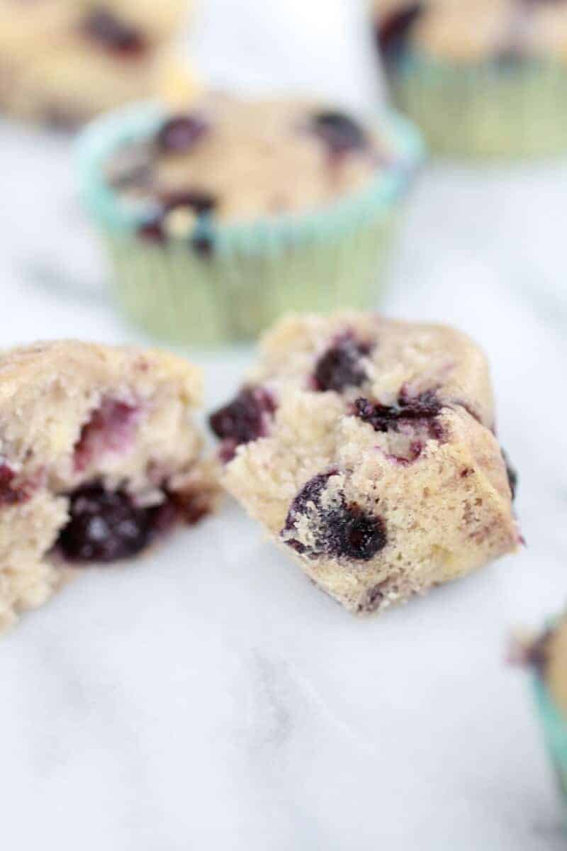 Whole Wheat Caramelized Blueberry Loaded Muffins | https://body-metrics.site/