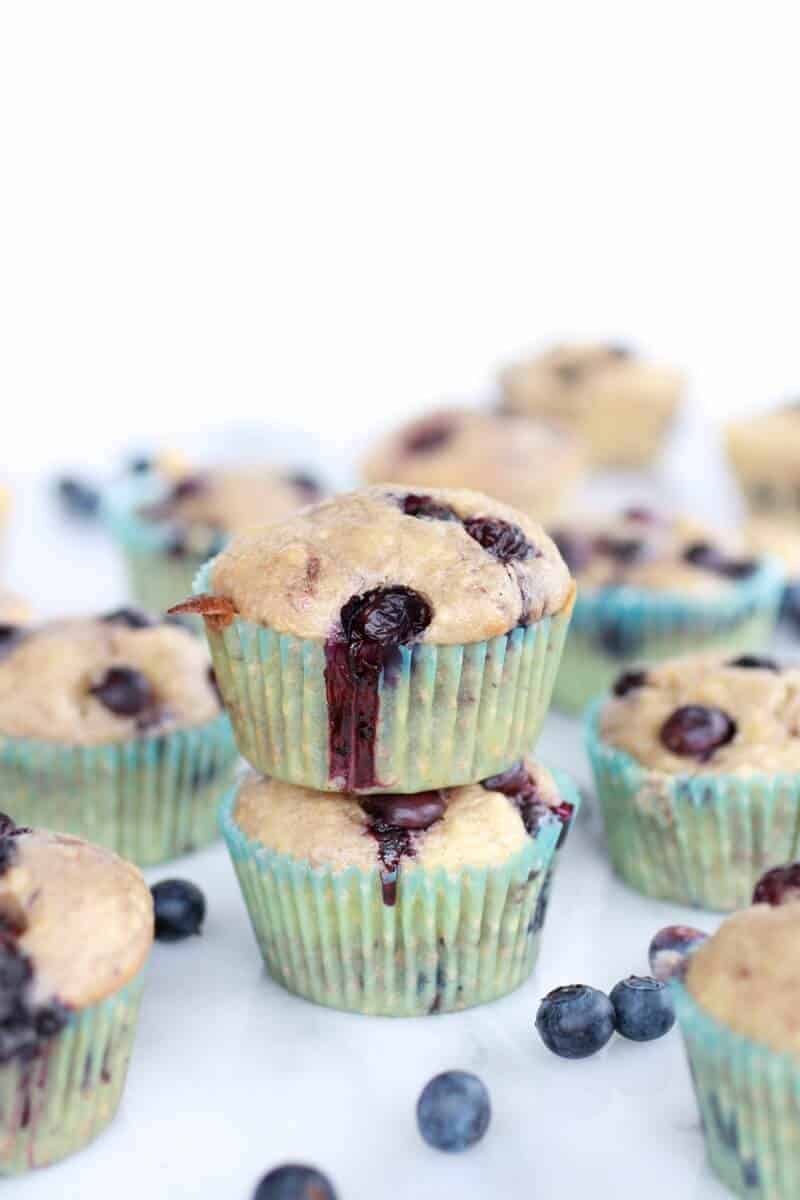 Whole Wheat Caramelized Blueberry Loaded Muffins | https://body-metrics.site/