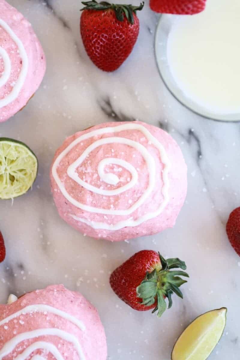 Strawberry Margarita Cream Filled Donuts | https://body-metrics.site/