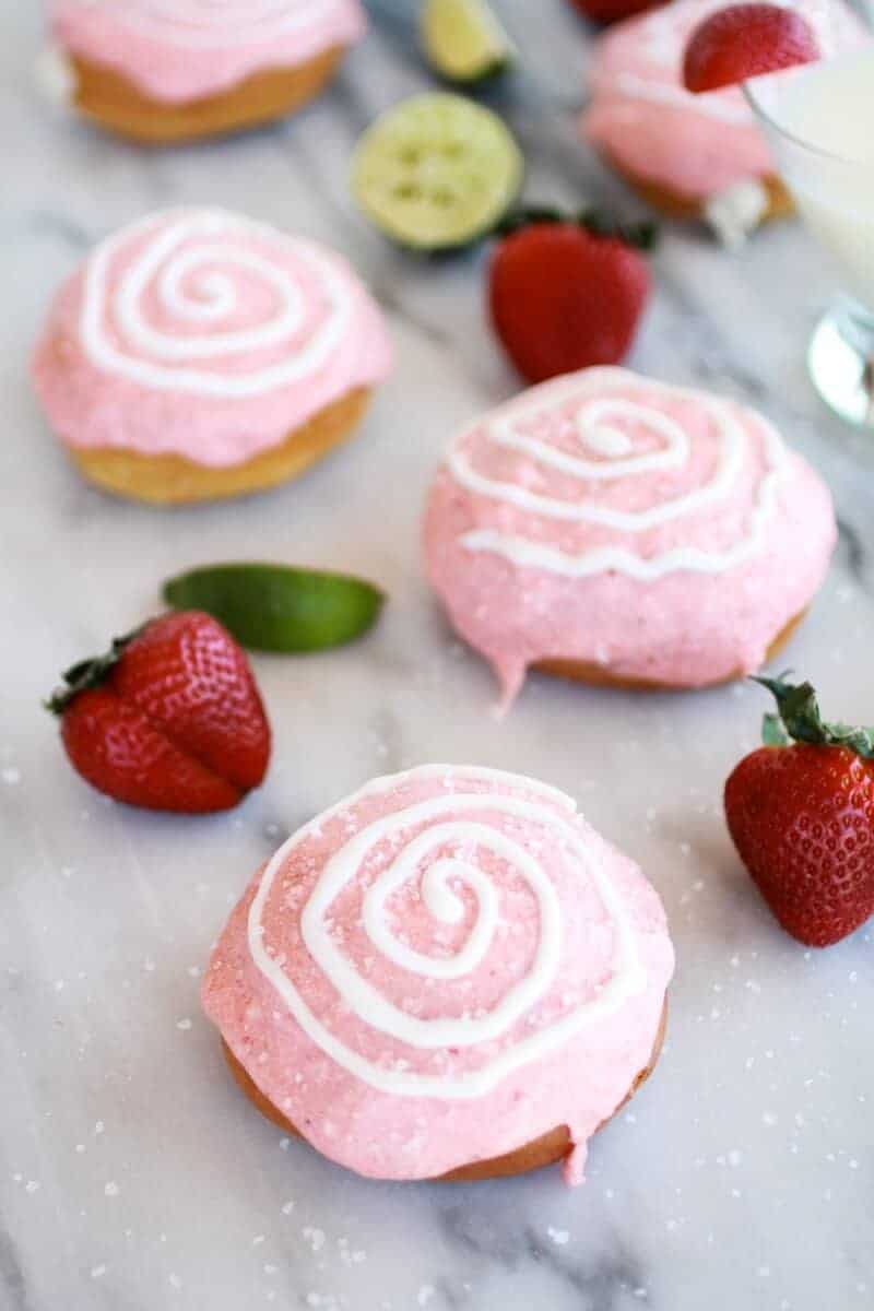 Strawberry Margarita Cream Filled Donuts | https://body-metrics.site/