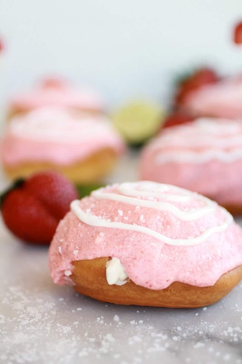Strawberry Margarita Cream Filled Donuts | https://body-metrics.site/