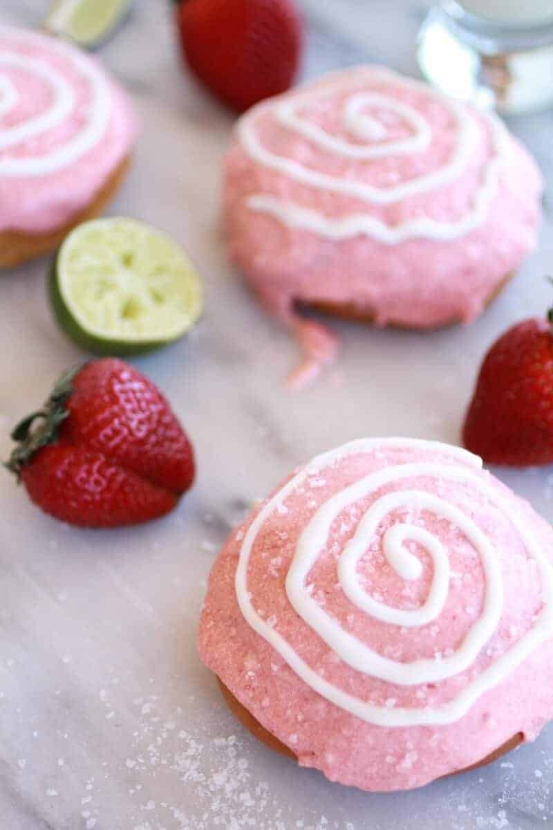 Strawberry Margarita Cream Filled Donuts | https://body-metrics.site/