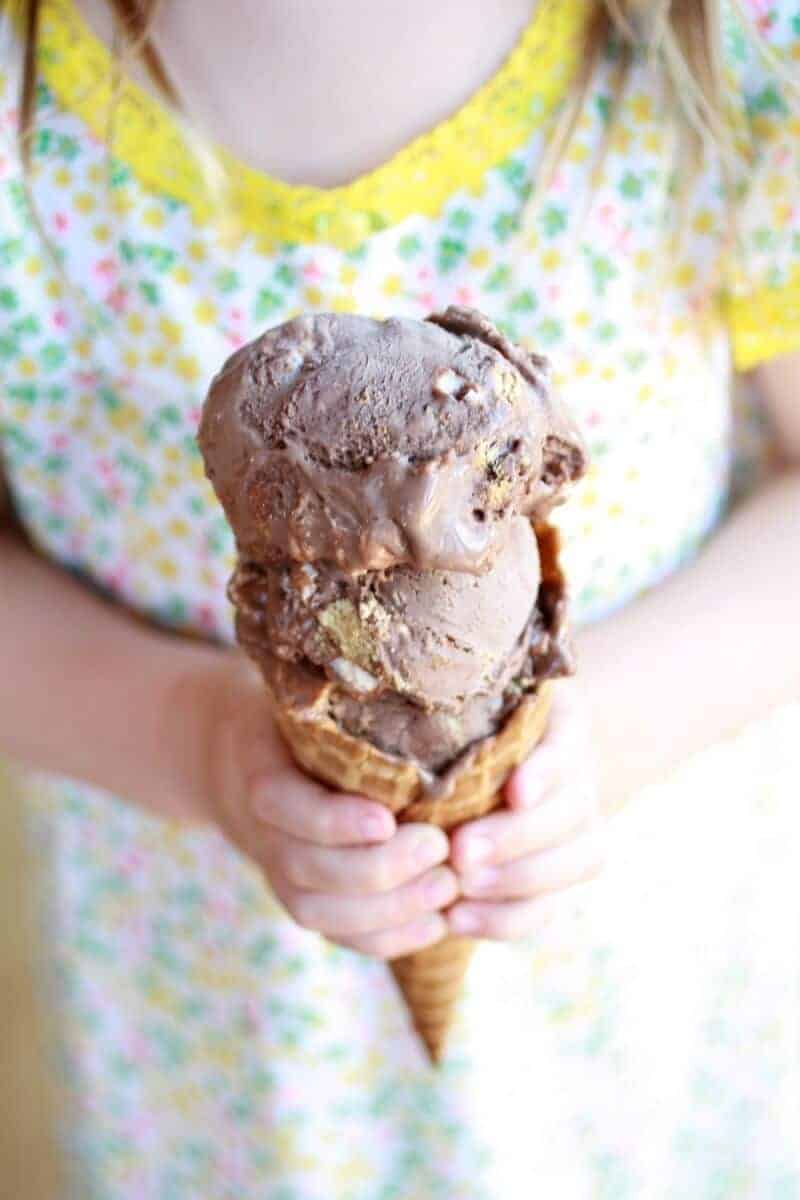 Toasted S'more Chocolate Fudge Ice Cream | https://body-metrics.site/