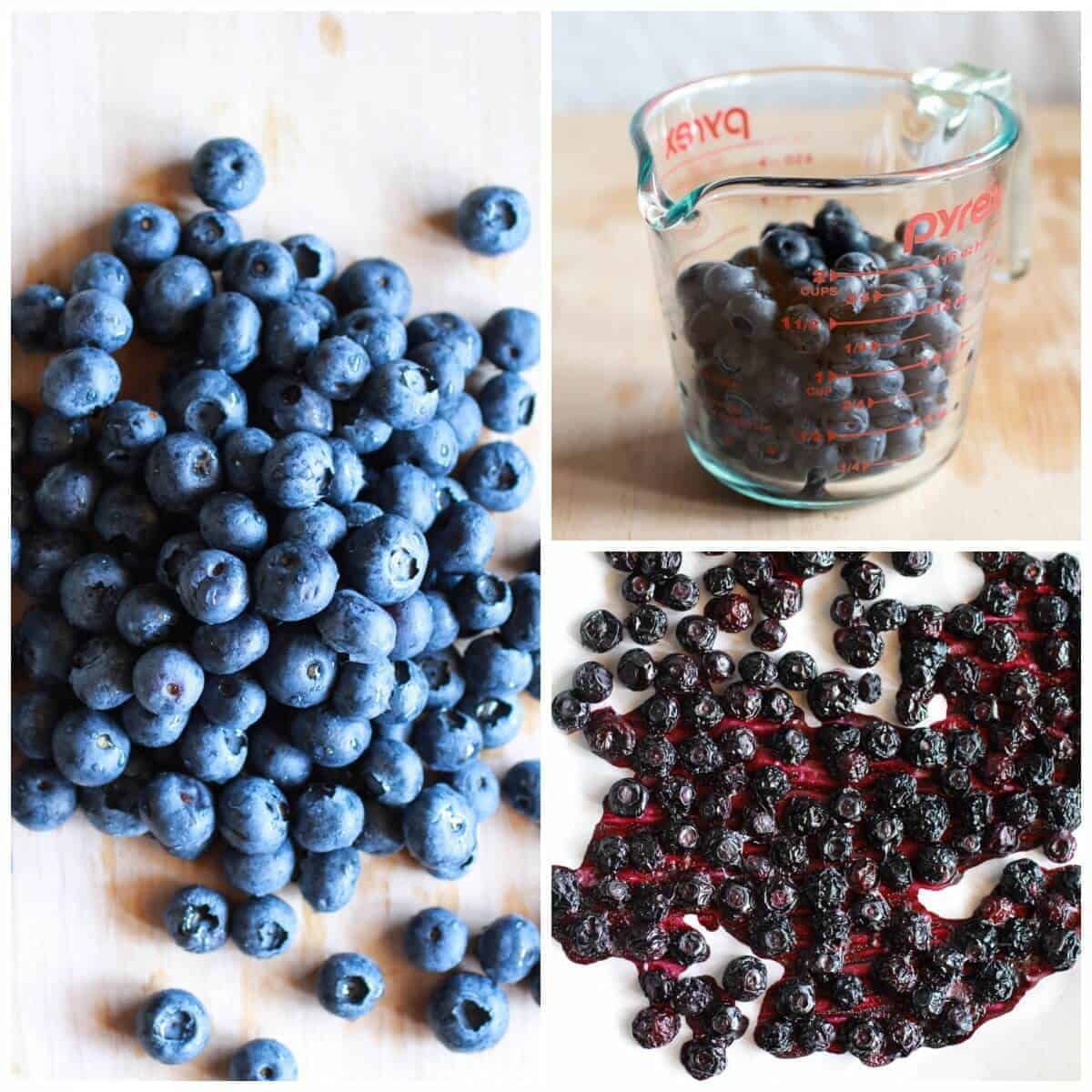 Roasted Blueberry and Brie Cornbread Muffins with Warm Honey Butter | halfbakedharvest.com