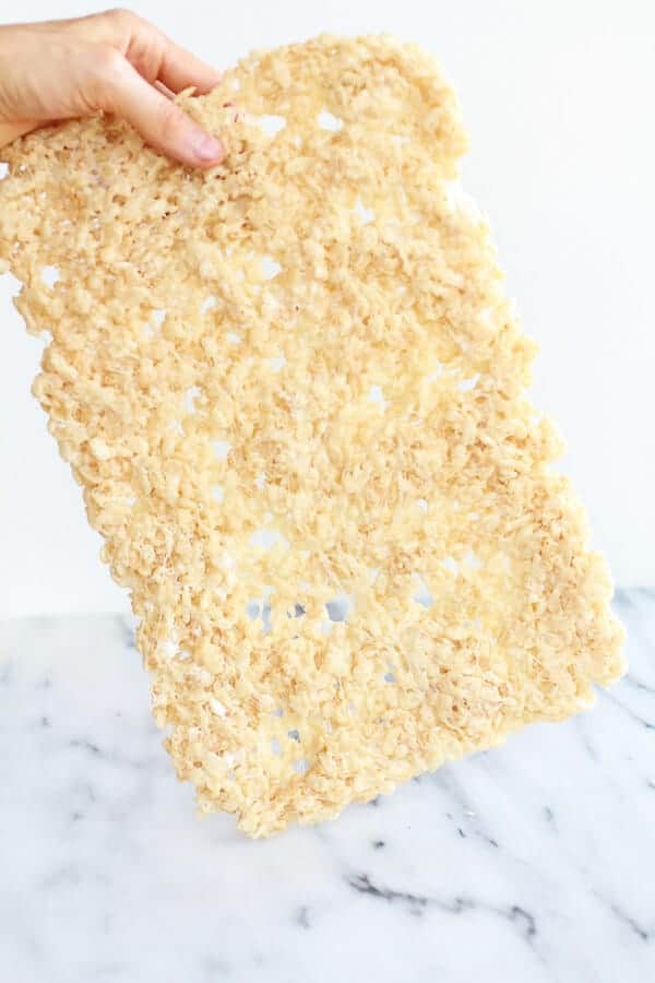 Brown Butter Vanilla Bean and Nutella Swirled Rice Krispie Treats | halfbakedharvest.com