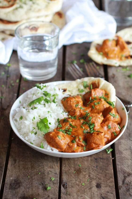 Easy Healthier Crockpot Butter Chicken | halfbakedharvest.com