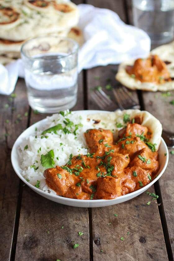 Easy Healthier Crockpot Butter Chicken | halfbakedharvest.com
