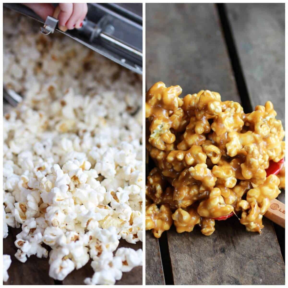 Peanut Butter Cup Cookies & Cream Salted Caramel Popcorn Bars | halfbakedharvest.com