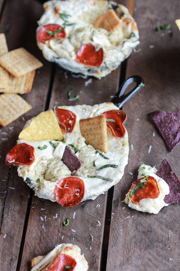 Roasted Cauliflower White Pizza Dip | halfbakedharvest.com