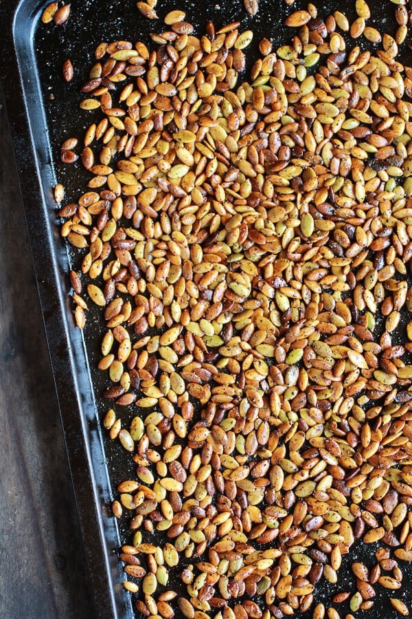 Roasted Pumpkin Seed Hummus | halfbakedharvest.com