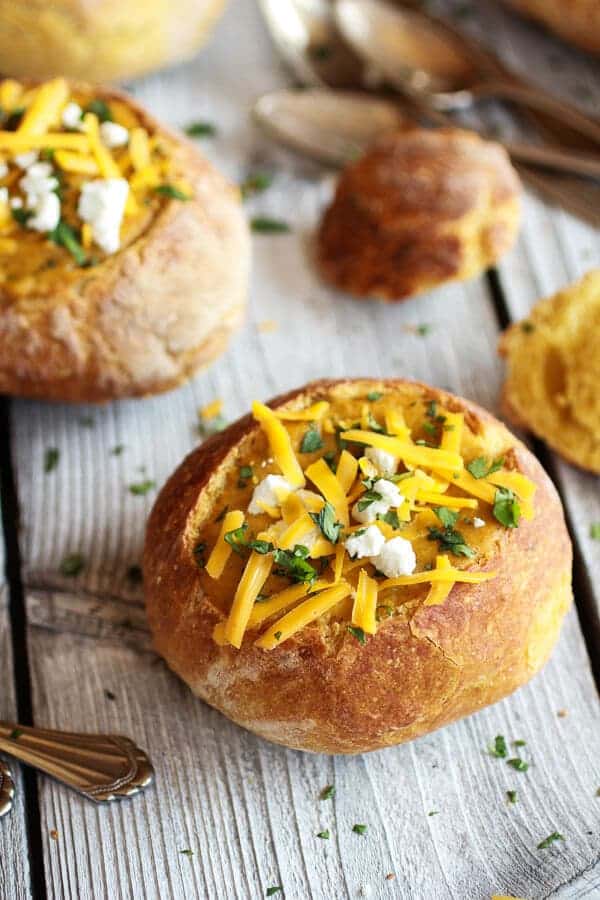 Curried Butternut Squash Broccoli Cheddar and Goat Cheese Soup | halfbakedharvest.com