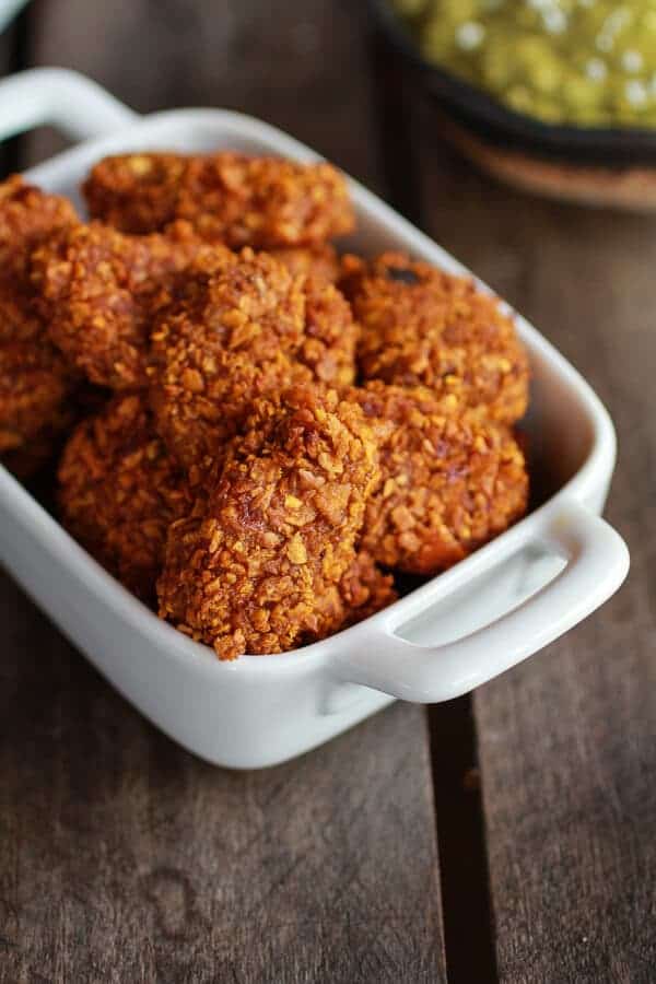 Roasted Pumpkin Chipotle Cheddar Tots with Avocado Blue Cheese Ranch | halfbakedharvest.com