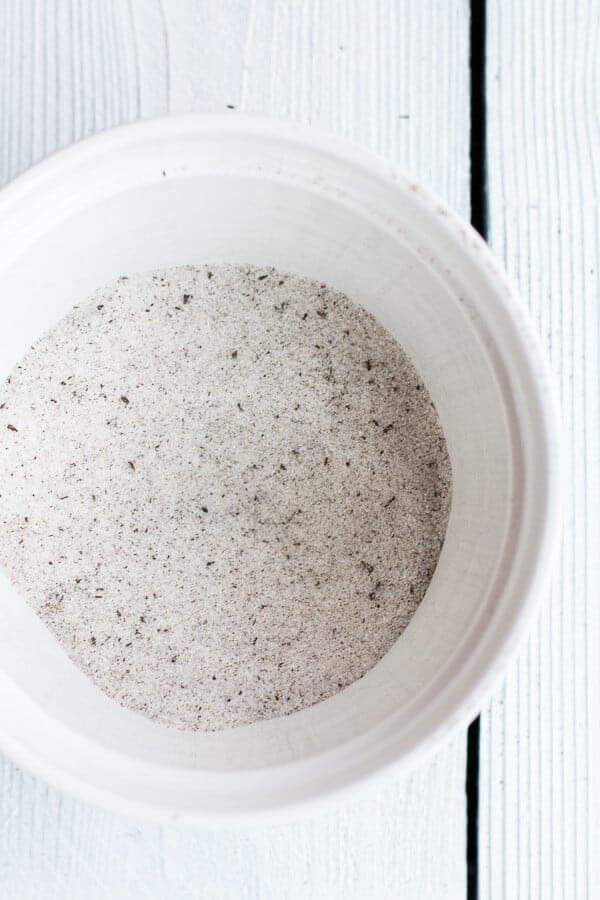 Homemade Holiday Gifts: Vanilla Bean Salt + Vanilla Bean Sugar | halfbakedharvest.com