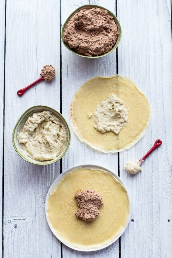 Toasted Coconut Cream Rum and Chocolate Mousse Crepe Cake | halfbakedharvest.com