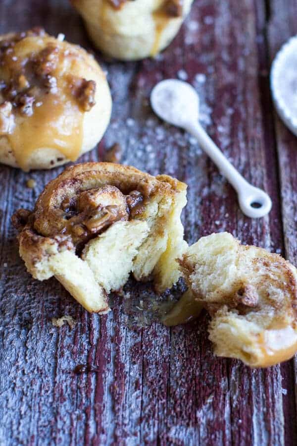 Giant Vanilla Salted Butterscotch Sticky Buns | halfbakedharvest.com