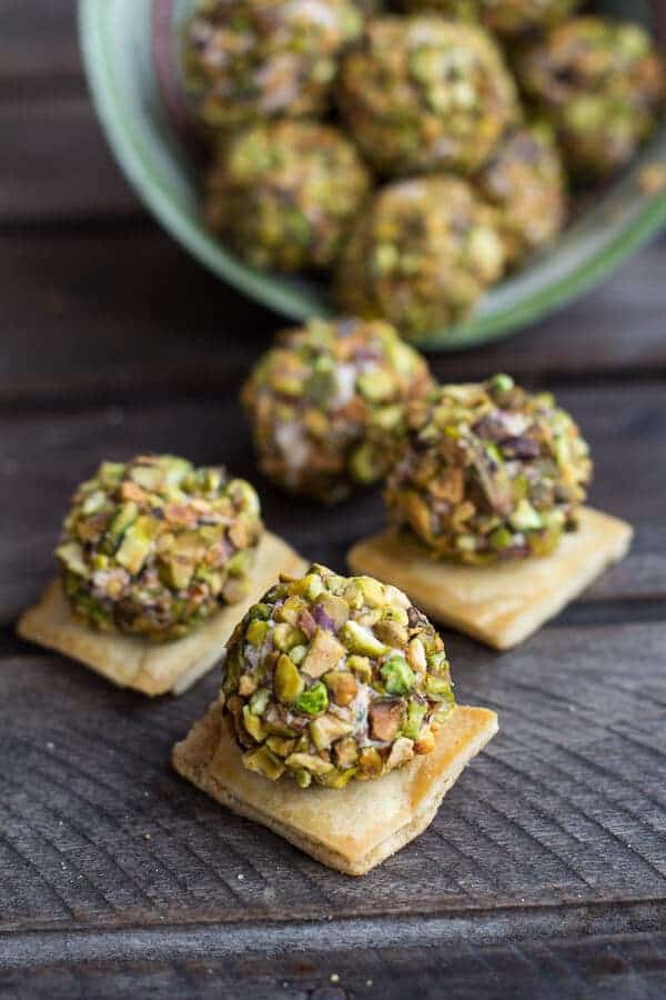Crazy Greek Feta, Sun-Dried Tomato and Pistachio Truffles | halfbakedharvest.com