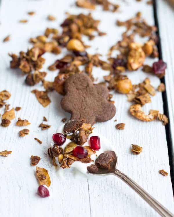 Gingerbread Boy Granola | halfbakedharvest.com