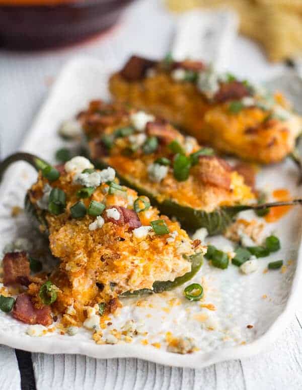 Buffalo Chicken Jalapeño Poppers | halfbakedharvest.com