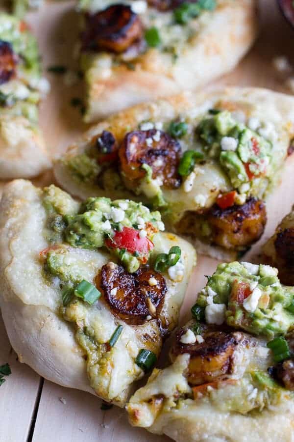 Chipotle Cajun Shrimp and Guacamole Pizza | halfbakedharvest.com