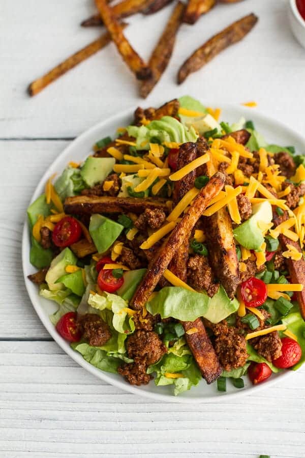 Loaded Cheeseburger Salad | halfbakedharvest.com
