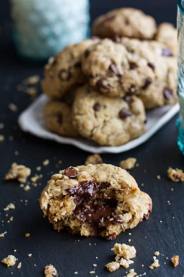Best Oatmeal Chocolate Chip Cookies Around | halfbakedharvest.com