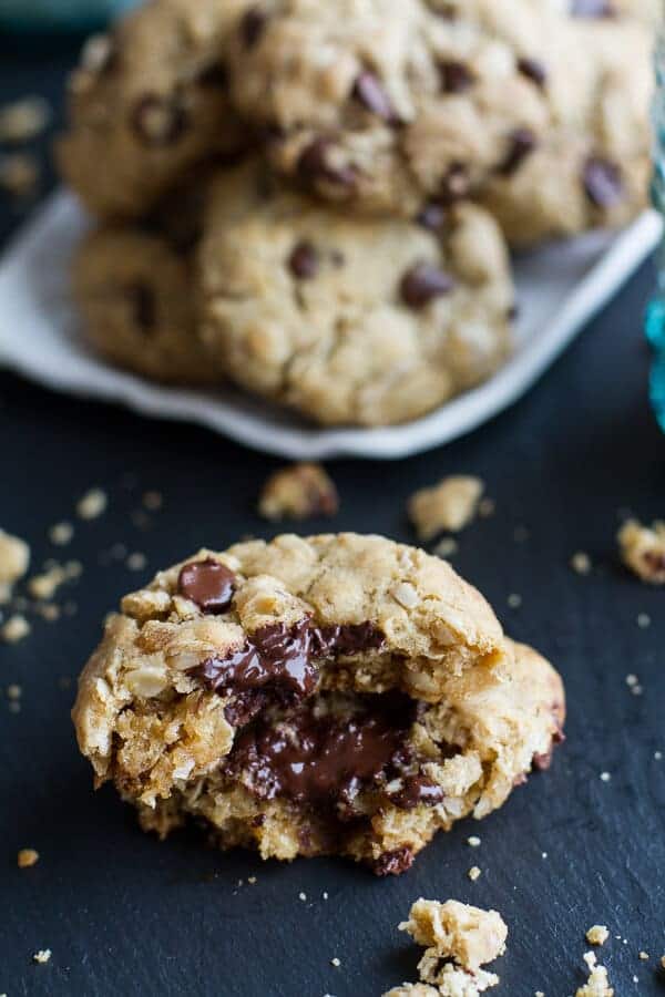 Best Oatmeal Chocolate Chip Cookies Around | halfbakedharvest.com