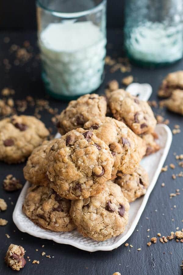 Best Oatmeal Chocolate Chip Cookies Around | halfbakedharvest.com