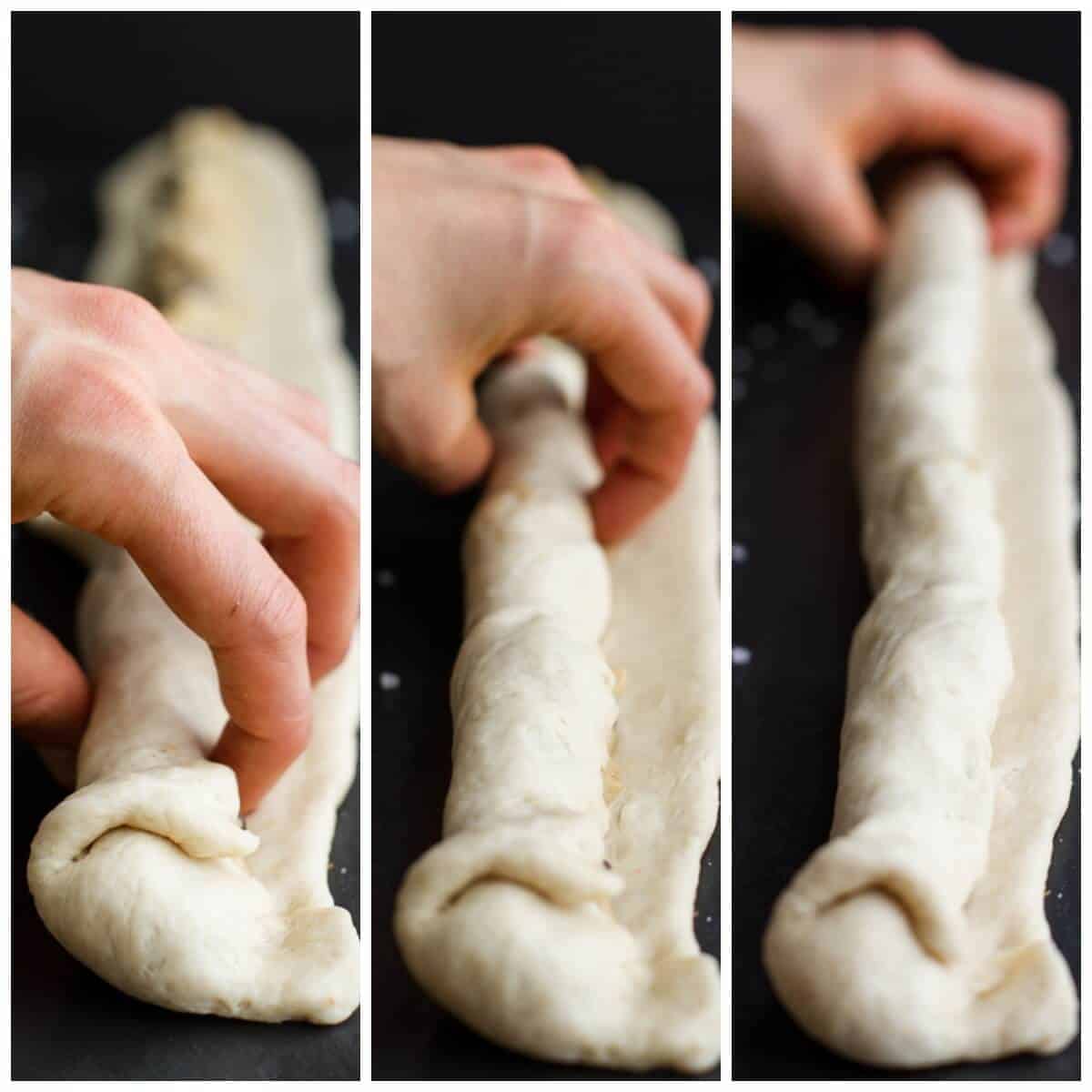 Warm Chocolate Chip Cookie stuffed Soft Pretzels | halfbakedharvest.com