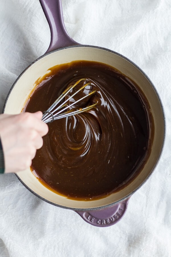 Rice Krispie Treat Pancakes with Browned Butter Syrup | halfbakedharvest.com