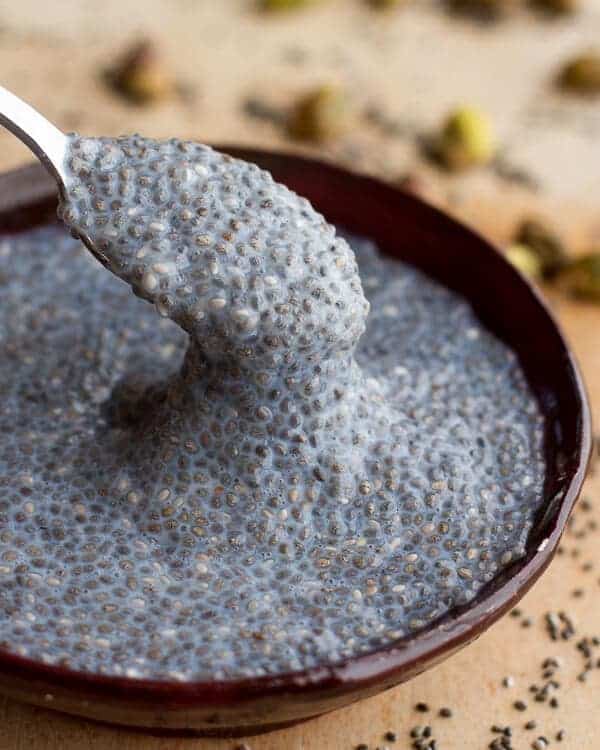 Thick + Creamy Chocolate Pistachio Chia Shake | halfbakedharvest.com