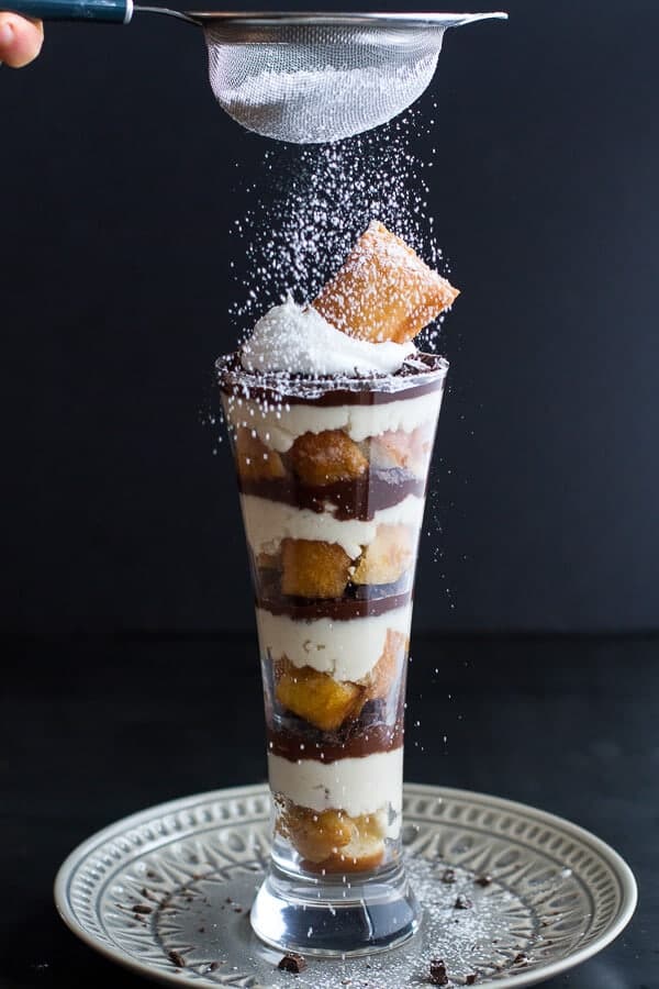 Beignets Tiramisu with chocolate Ganache | halfbakedharvest.com