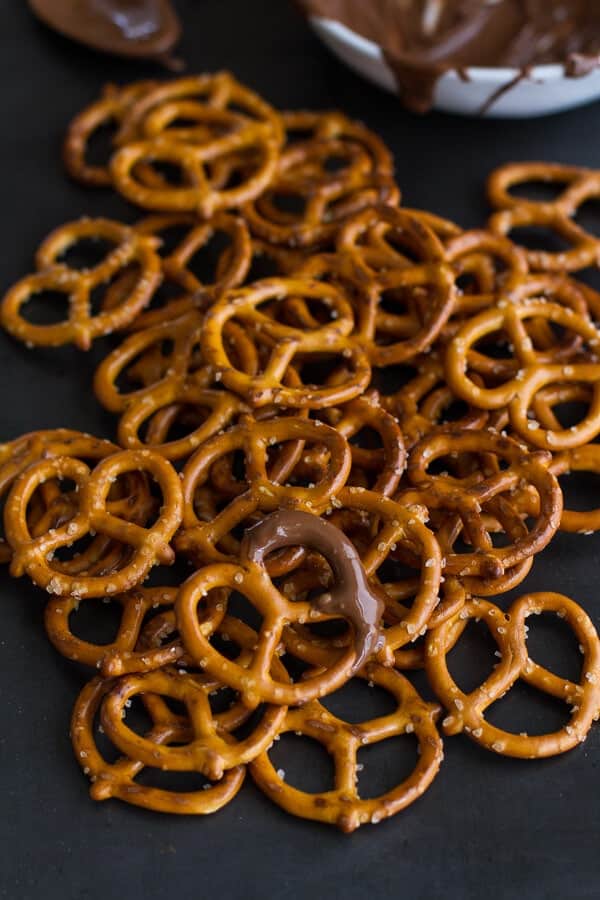 Peanut Butter Stuffed Chocolate Covered Pretzel Cookies 'N' Cream | halfbakedharvest.com