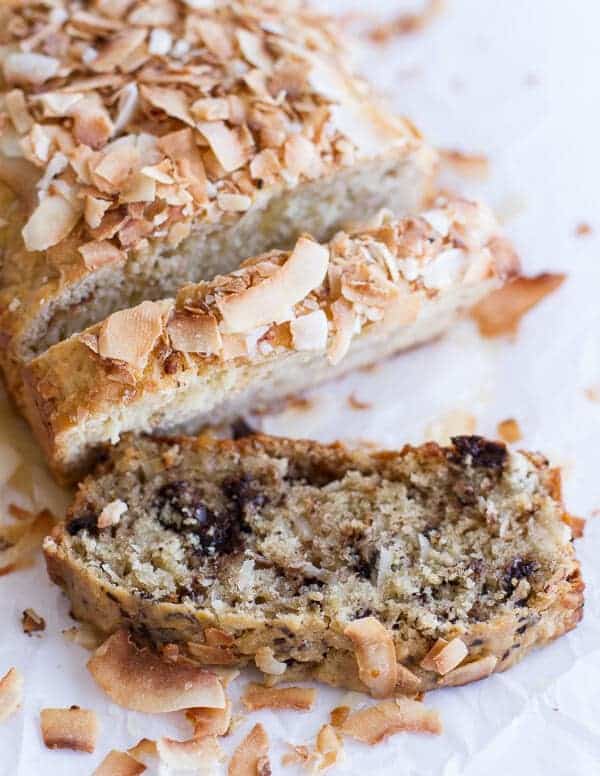 Toasted Coconut Lemon Bread with Salted Honey Butter | halfbakedharvest.com