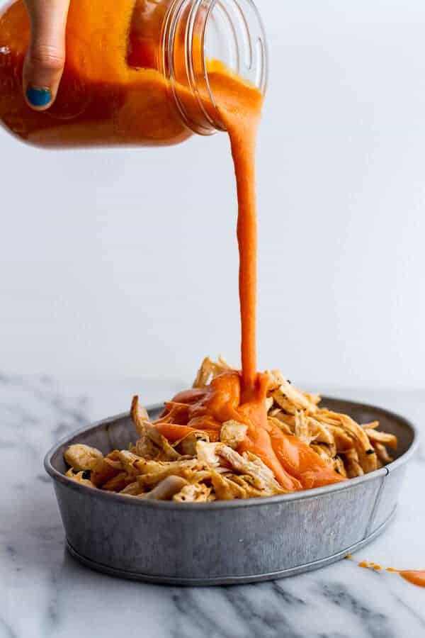 Buffalo Chicken + Avocado BLT Wraps | halfbakedharvest.com