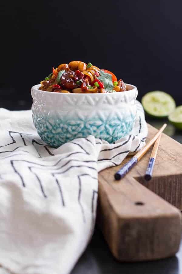 Chilli Cashew Shrimp Noodles | halfbakedharvest.com