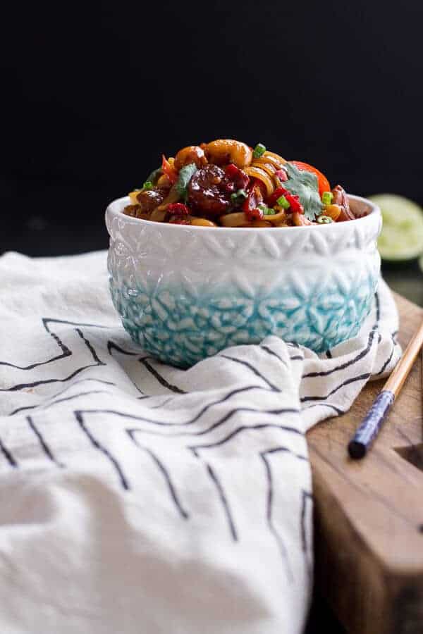 Chilli Cashew Shrimp Noodles | halfbakedharvest.com