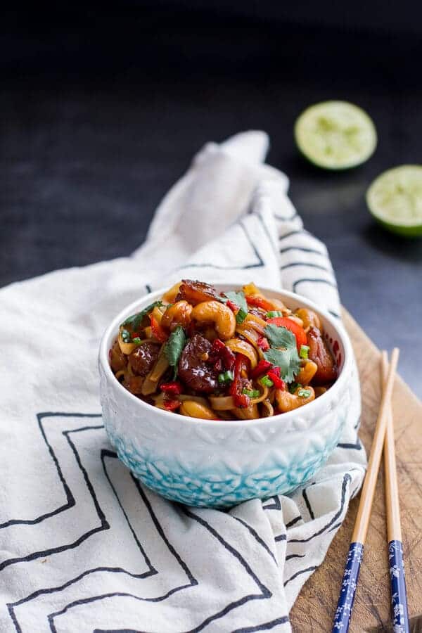 Chilli Cashew Shrimp Noodles | halfbakedharvest.com