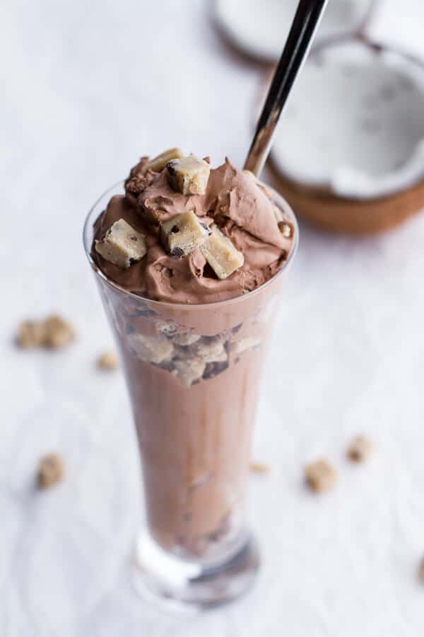 Chocolate Coconut Ice Cream Cookie Dough Blizzard (with VIDEO) | halfbakedharvest.com