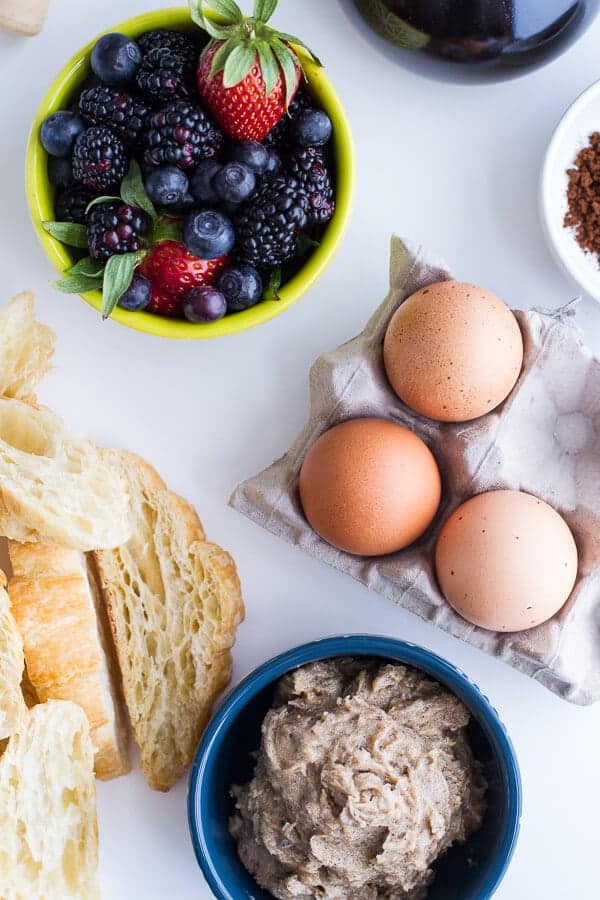 Coffee Caramelized Croissant French Toast Sticks | halfbakedharvest.com